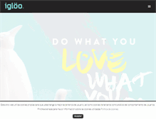 Tablet Screenshot of igloocreativo.com
